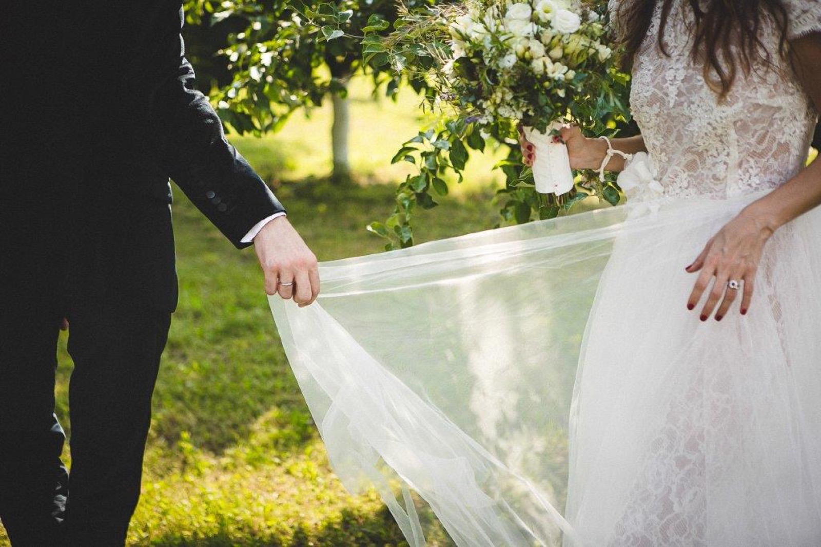 Detalj sa venčanja, pejzaž