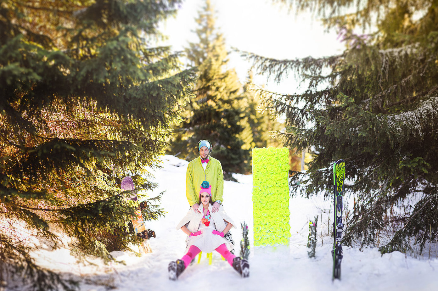 Fluo zimsko venčanje