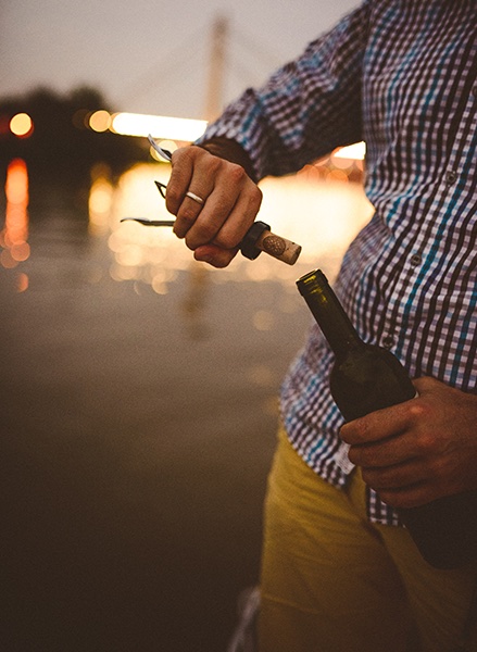 Dušica u noćnom svetlu — portret na jedrilici