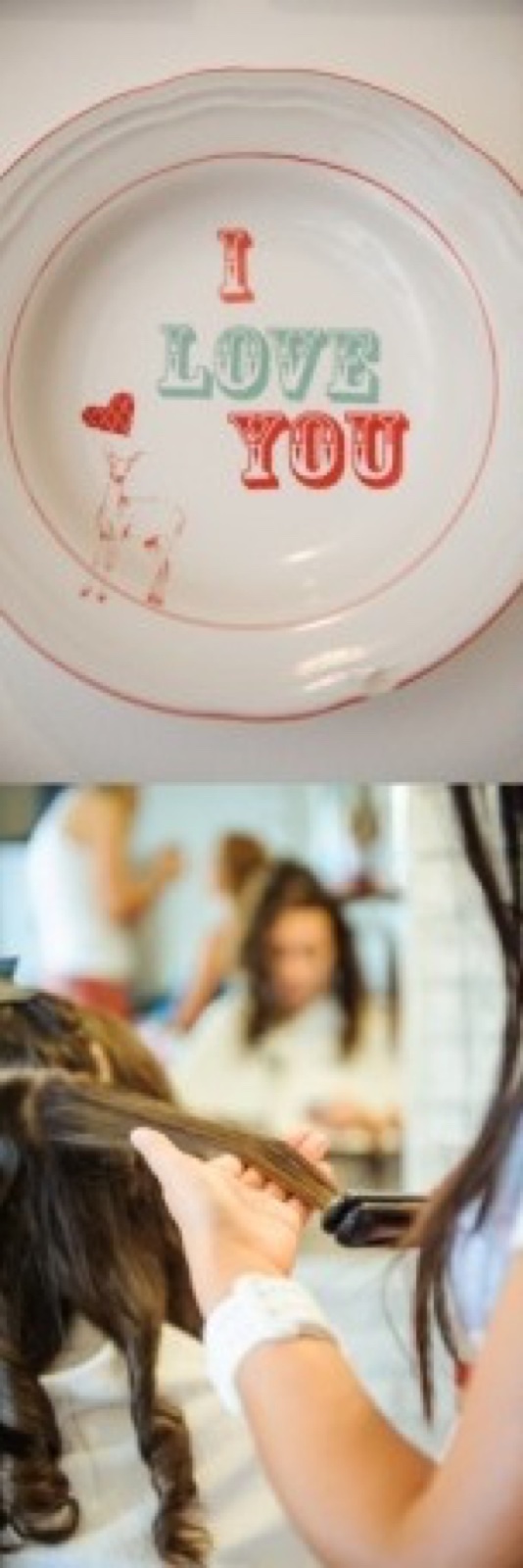 Mlada u pripremi - šminka i frizura