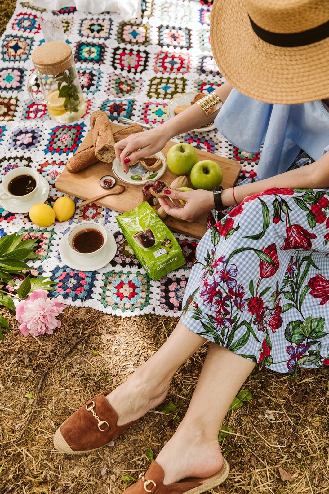 Detalj hrane na pikniku